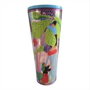 Starbucks Limited Edition Monyee Chau Plastic Cold Cup 24 oz